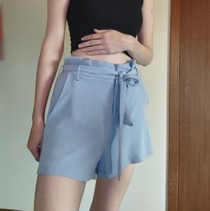 Women's high waisted shorts.